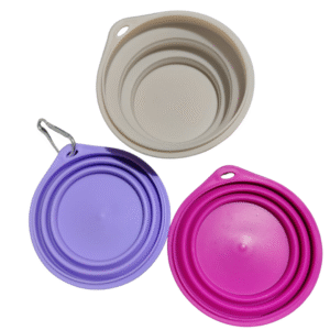 comedero/bebedero plegable de silicona