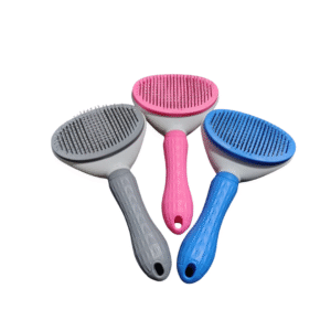 cardina automática, oval cerdas metálicas. disponible en celeste, rosa y gris