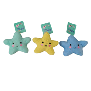 estrella de tela 11cm 12u