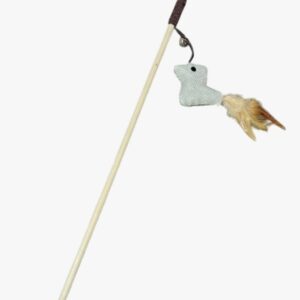 Tienda Wonder varita pescado con pluma y cascabel